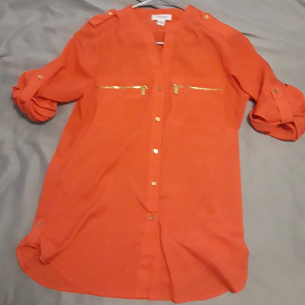 Hot pink Calvin Klein top